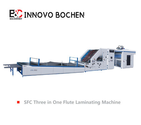 Laminatore litografico intelligente ad alta velocità cinque piatti tre in uno servo della macchina di laminazione di flaute