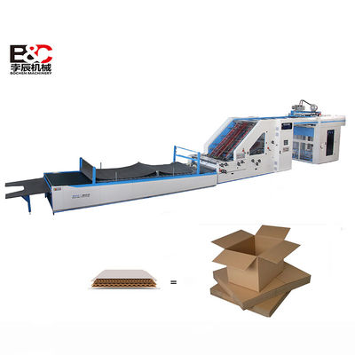 Sfc 1500 Automatic Flute Laminator Machine Fiocco ondulato 5 Ply Con Video Monitoring