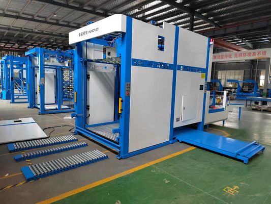 Flip Flop Pallets Automatic Stacker Machine per cartone ondulato insieme a laminatore a flauto