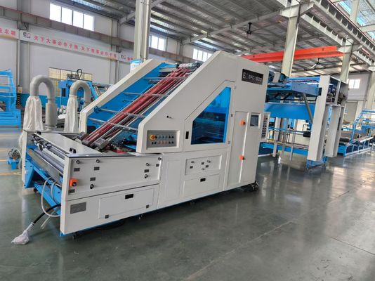 Macchina di laminazione foglio a foglio ad alta precisione per carta ondulata con controllo e correzione servo automatici