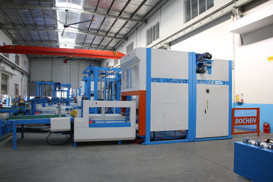 Piattaforma di imballaggio di pallet Flip Flop completamente automatizzata per cartoni ondulati 12000 PCS/ora