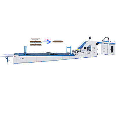 SFH1500 New Style Upgraded Three in One Servo Automatic 5 Ply Flute Laminating Machine For Corrugated Carton Box