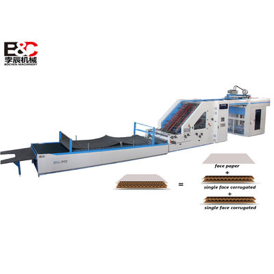 5 Ply Servo Automatic Flute Laminating Machine 150m/Min