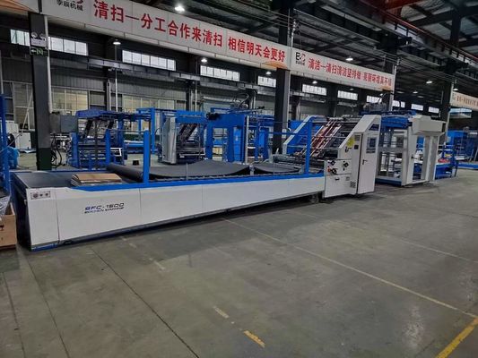 180 m/min Macchina laminatrice ad alta velocità a flauto per la laminazione del cartone