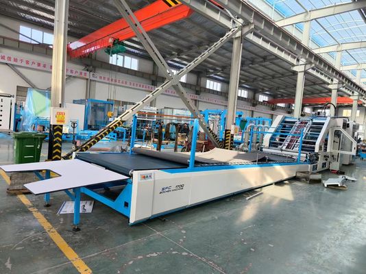 Macchina di laminazione a alta velocità da foglio a foglio per carta ondulata con controllo servo e correzione automatica a 150 m/min