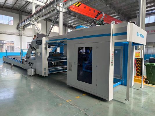 Macchina avanzata per la laminazione a foglio per carta ondulata con correzione automatica e controllo servo a 160 m/min