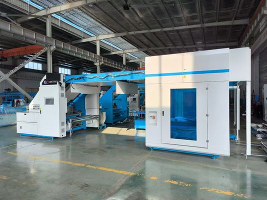 Macchina laminatrice a flauto ad alta velocità con alimentazione sovrapposta e controllo servo