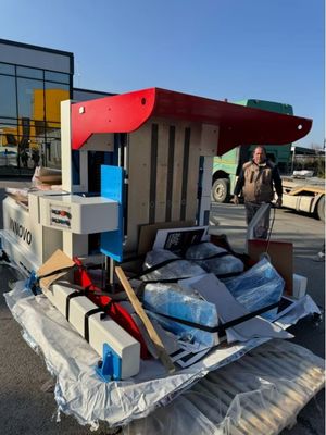 Macchina per la rimozione della polvere e per l'allineamento dell'aria in stampa e imballaggio ad alte prestazioni