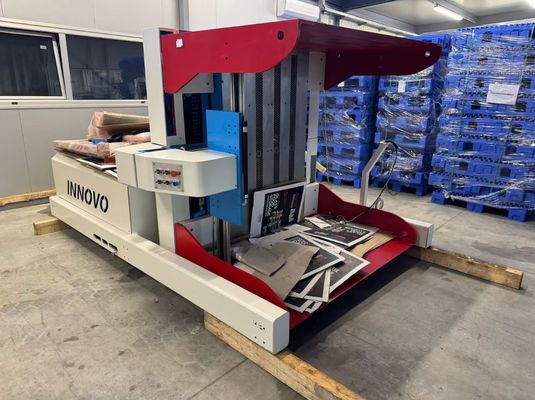 Macchina avanzata per la trasformazione di pile che aumenta l'efficienza della linea di imballaggio e la stampa integrando le funzioni di rimozione della polvere e allineamento dell'aria
