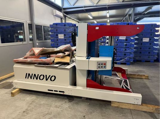 Macchina avanzata per la trasformazione di pile che aumenta l'efficienza della linea di imballaggio e la stampa integrando le funzioni di rimozione della polvere e allineamento dell'aria