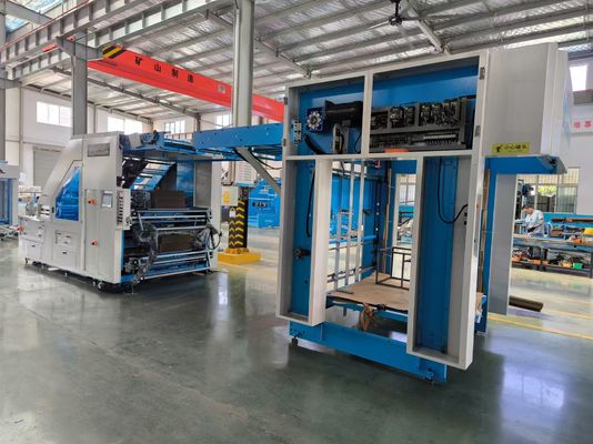 Macchina per la laminazione a fluo a 5 strati con servocontrollo per la laminazione di carta ondulata e la produzione di prodotti laminati più volte