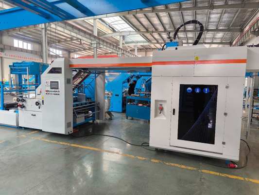 Macchina di laminazione automatica ad alta velocità con laminatore a flauto per la laminazione del cartone ondulato