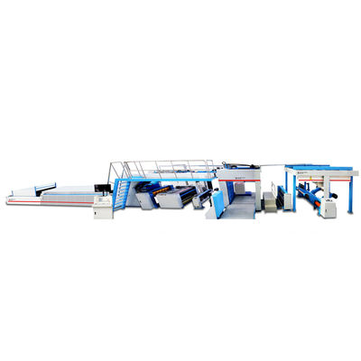 Inline Single Facer High Speed Corrugated Laminating Machine with Max Width Options and Laminating Accuracy Suitable for Packaging Production Lines