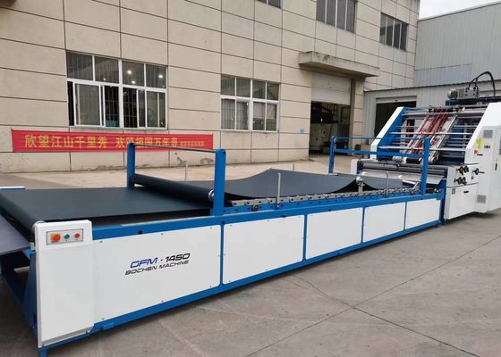 laminatore automatico della flauto 120-800gsm per il tipo ondulato del servomotore del contenitore di cartone