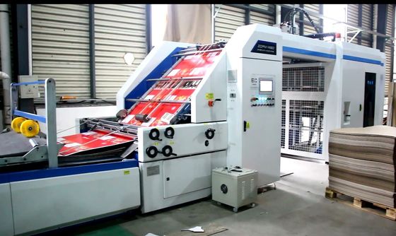 Macchine per la laminazione ad alta velocità semiautomatica di cartone di cartone con flauto ondulato