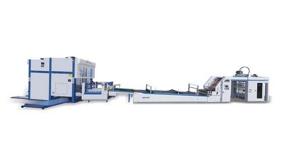 Laminatore automatico ad alta velocità con flauto di cartone ondulato e flip flop