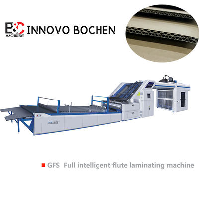 Macchina per la laminazione a piatto di carta ondulata a piatto automatico per la fabbricazione di scatole di cartone