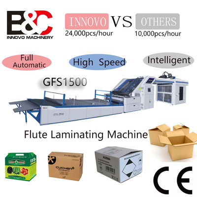 Intelligente macchina automatica per la laminazione del cartone ondulato ad alta velocità