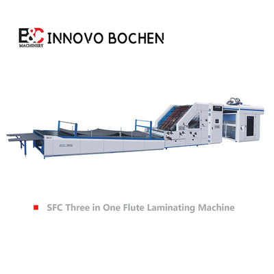SFC2200 Macchina di laminazione automatica a flauto 5Ply Macchina di laminazione a flauto per la fabbricazione di scatole ondulate
