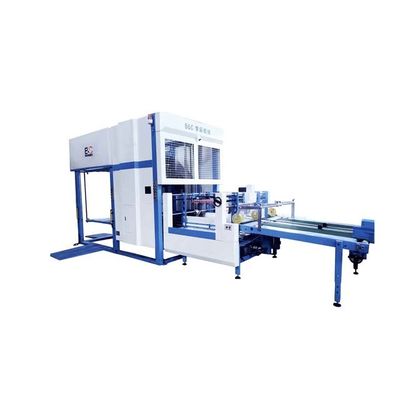 Alta efficienza automatica doppia palettizzazione carta ribaltamento Pile Turner stacking machine per cartone ondulato